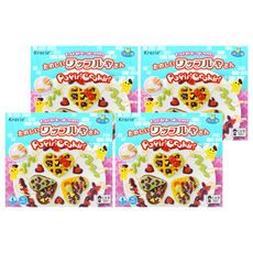 Kracie 葵緹亞 知育菓子 DIY鬆餅小達人, 4個, 色素糖粉 7包