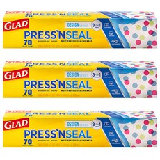 Press'n Seal Press'n Seal 萬用密封保鮮膜, 21.6m, 3個