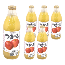 JA Aoren 青森縣 蘋果汁 津輕 日本青森縣產 100%原汁 無添加糖 健康美味, 1L, 6瓶