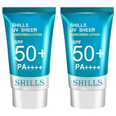 SHILLS 舒兒絲 很耐曬水感超清爽美容液防曬凝乳 SPF50+ PA++++, 50g, 2條