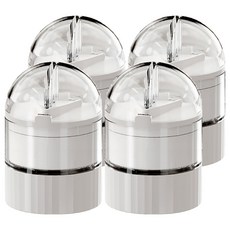 小麥購物 多功能隨身藥盒 L1268 白色, 4個