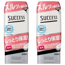Kao 花王 SUCCESS 男士刮鬍保濕護膚凝膠, 180g, 2瓶