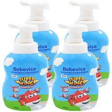 Bebevisa 貝比薇莎 super wings嬰幼兒舒敏保濕潤膚乳 450ml 溫和清爽, 4瓶