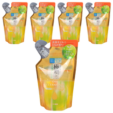 HADALABO 肌研 極潤溫和卸妝油補充包, 180ml, 5包