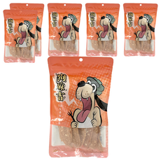 狗麻吉 寵物零食, 6包, 香烤雞柳條, 100g