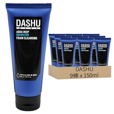DASHU 男性海洋深層水泡沫洗面乳, 150ml, 9條