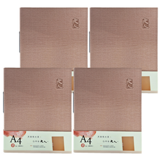 JOY STAR 大人 3孔資料夾 A4, 亭亭, 4個