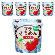 和寓良品 寶寶鮮蔬番茄細麵, 日本產, 無鹽, 100g, 5包