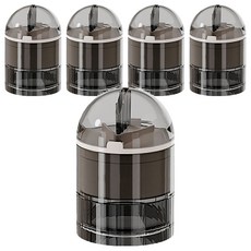 小麥購物 多功能隨身藥盒 L1268 透明灰, 5個