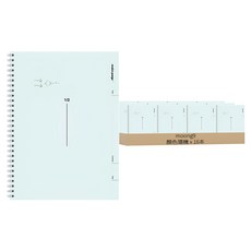 moong9 分格數學練習本, 16本, 顏色隨機