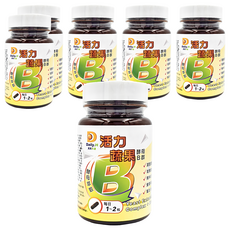 Daily.H 天天水漾 活力蔬果酵母B群, 6瓶, 30顆, 補充每日所需B群，維持消化道機能