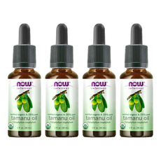 now foods 美國USDA有機認證 純海棠果保濕油, 30ml, 4瓶