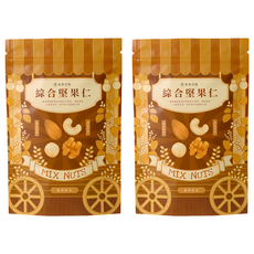 菓青市集 綜合活力堅果 低溫烘焙 無添加調味料、防腐劑 含omega-3、膳食纖維, 180g, 2包