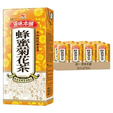 統一 原味本舖 蜂蜜菊花茶 24入, 375ml