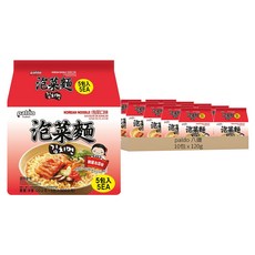 paldo 八道 泡菜高麗麵 120g, 10包