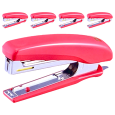 MAX 美克司 釘書機 HD-10D, 粉紅色, 5個