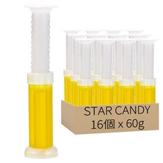 STAR CANDY 馬桶芳香凝膠 A144 檸檬, 60g, 16個