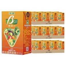 波蜜 BCE 果菜汁, 還原蔬果汁 30%, 160ml, 24入, 72入