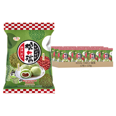 ROYAL FAMILY 皇族 麻糬大福 抹茶紅豆, 120g, 12包