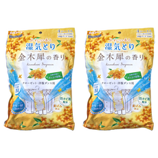 Hakugen Earth 白元 衣物掛式芳香除濕包 金木犀香味 4個入, 67g, 2包