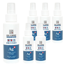 AII-in 歐銀 銀離子抗菌液隨身噴瓶, 有效抑制病毒99.99%, 100ml, 6瓶