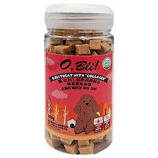 O Bli! 肉肉點心 護膚亮毛保健, 白魚肉, 200g, 1罐
