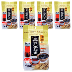 SANEI KOSAN 三榮興產 黑豆麥茶, 日本產, 無咖啡因, 無熱量, 4g x 20包, 5袋