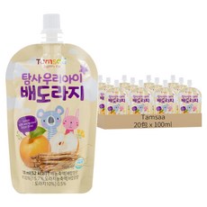 Tamsaa 兒童水梨桔梗汁, 100ml, 20包