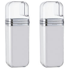 美得像專櫃 3合1漱口杯 透明銀, 2個, 275g