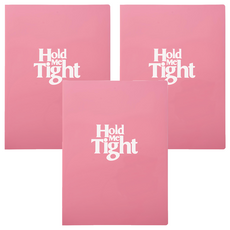 Lan CHYn 連勤牌文具 E-316 R PP 文件套 雙內袋, 紅色, 3個