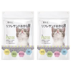 RICH.C 瑞奇 YOYO 天然環保豆腐貓砂 7L, 3.2kg, 備長炭, 2包