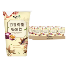 吃果籽 吸凍飲 百香烏龍, 220g, 18杯