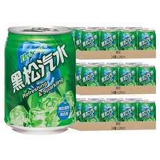 黑松 汽水, 清新檸檬香氣, 氣泡爽口, 245ml x 24罐, 72罐