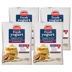 EasiYo 希臘優格粉 百香果口味, 紐西蘭原裝進口, 含乳酸菌, 230g, 1入, 4包