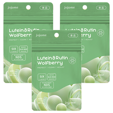 jojome Lutein & Rutin Wolfberry 晶晰力膠囊 保護/清潔/調節 每包含400 mg, 30顆, 3包