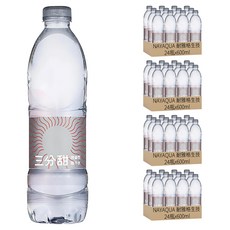 NAYAQUA 耐雅格生技 三分甜 PH7.5 微鹼性離子水, 600ml, 96瓶