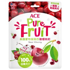 ACE 美國蒙特莫倫西酸櫻桃乾, 無添加健康零食，獨立包裝方便攜帶，酸甜Q彈好滋味, 95g, 1包