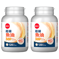 葡萄王 超級魚油369複方軟膠囊, 120顆, 500mg, 2罐