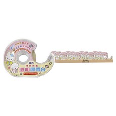 筌翔國際 吉妮兔 麻吉膠帶台 18mmx36y 膠帶, 透明, 36個