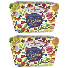 Stassen 司迪生 精選錫蘭茶禮盒 2g 60包, 精選紅茶 + 薄荷茶 + 精選綠茶 + 皇家伯爵茶 + 茉莉綠茶 + 柴茶, 2盒