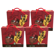 東港鎮農會 老鷹紅豆禮盒 2包, 600g, 4盒