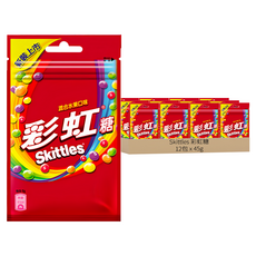 Skittles 彩虹糖 混合水果口味, 45g, 12包