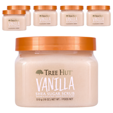 Tree Hut 樹上小屋 乳油木蜜糖身體磨砂膏 Vanilla, 510g, 6件