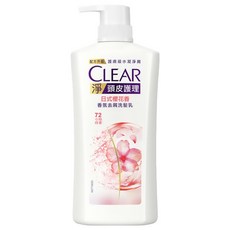 CLEAR 淨 頭皮護理 香氛去屑洗髮乳, 日式櫻花香, 750g, 1瓶