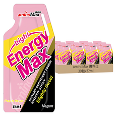 aminoMax 邁克仕 EnergyMax Light能量包 水蜜桃口味, 32ml, 30包