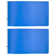 Lan CHYn 連勤牌文具 PP 11孔直式電腦夾 LC-911, 藍色, 2本