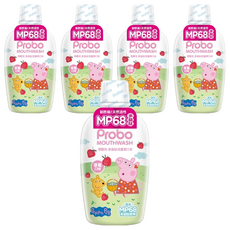 Probo 博寶兒 佩佩豬多益肽草莓口味兒童漱口水, 500ml, 5瓶