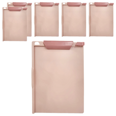 ABEL 力大牌 風和 A4耐摔機能板夾 323 x 235 x 11.7mm, 粉色, 6個