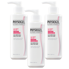PHYSIOGEL 潔美淨 安撫修護 AI泡泡潔膚露 180ml 溫和清潔 舒緩保濕 敏感肌適用, 3瓶