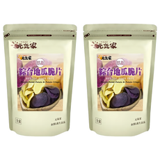 元氣家 綜合地瓜脆片, 100g, 2包